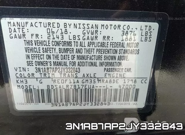 3N1AB7AP2JY332843 фото 9