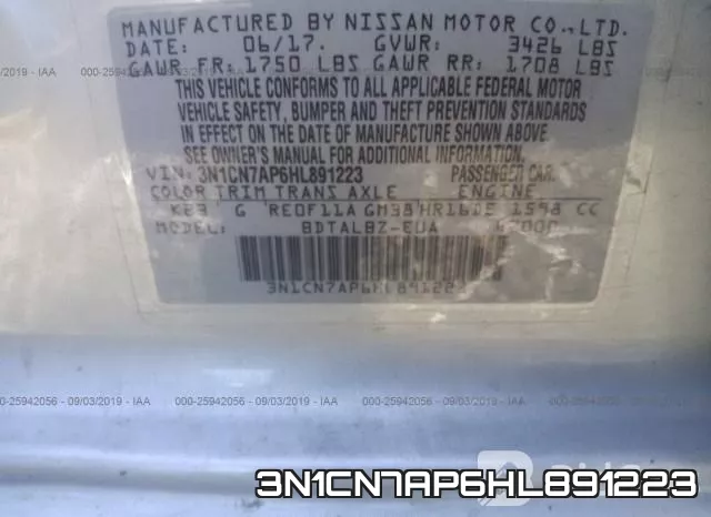 3N1CN7AP6HL891223 фото 10