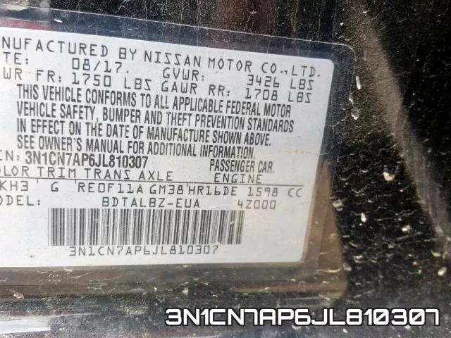 3N1CN7AP6JL810307 фото 2