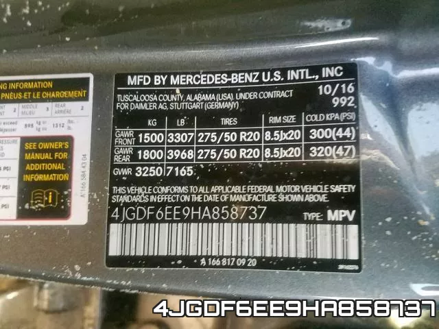 4JGDF6EE9HA858737 фото 2