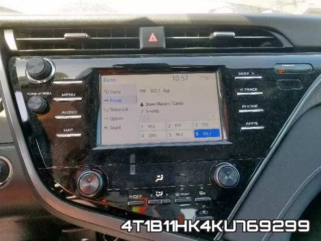4T1B11HK4KU769299 фото 9