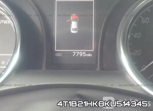 4T1B21HK8KU514345 фото 8