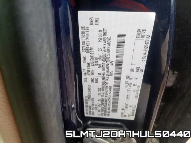 5LMTJ2DH7HUL50440 фото 2