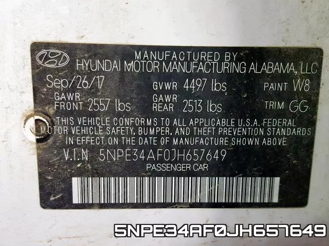 5NPE34AF0JH657649 фото 2