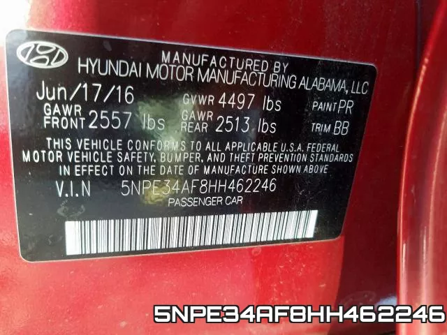 5NPE34AF8HH462246 фото 2