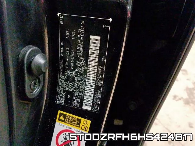5TDDZRFH6HS424817 фото 2