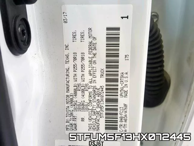5TFUM5F13HX072445 фото 2