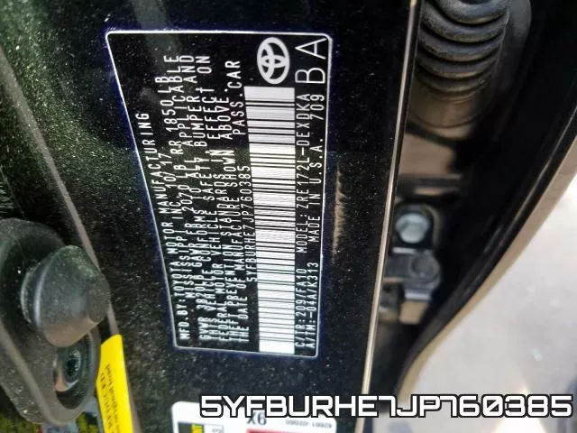 5YFBURHE7JP760385 фото 2