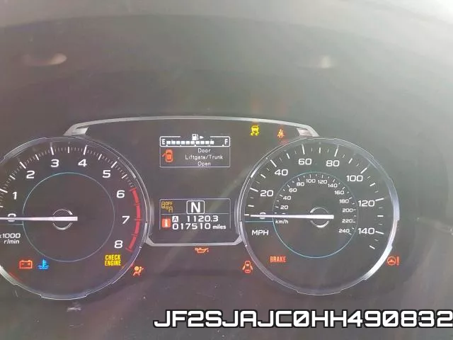 JF2SJAJC0HH490832 фото 9