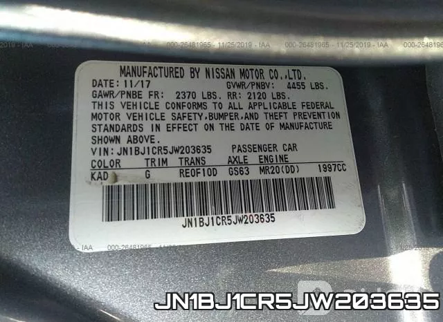 JN1BJ1CR5JW203635 фото 9