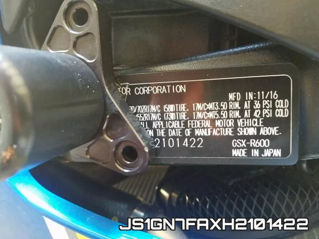 JS1GN7FAXH2101422 фото 2