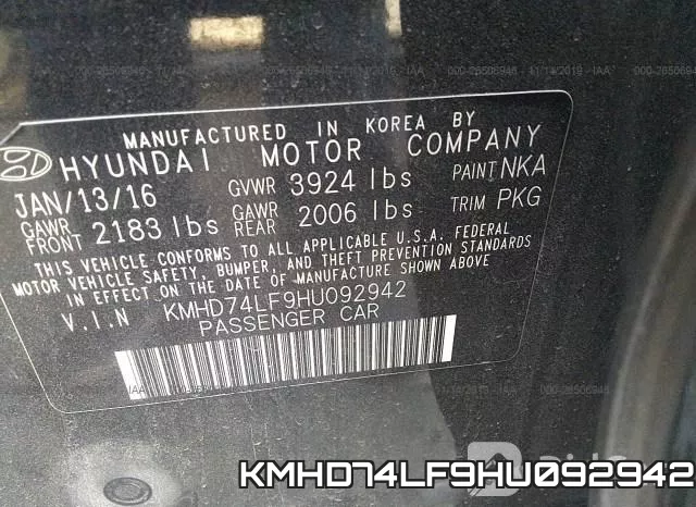 KMHD74LF9HU092942 фото 10
