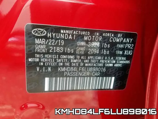 KMHD84LF6LU898016 фото 2
