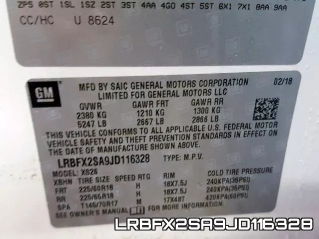 LRBFX2SA9JD116328 фото 2