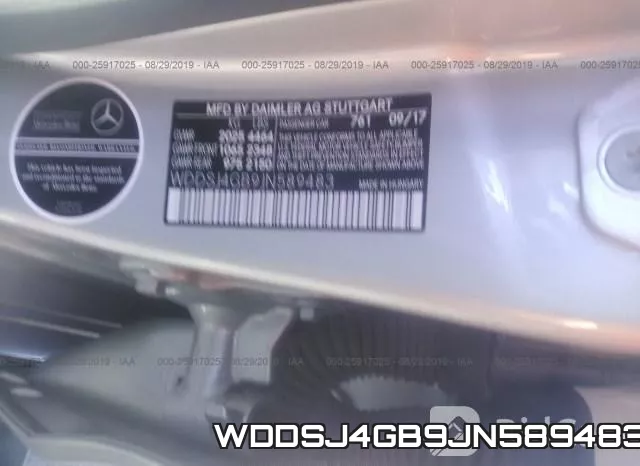 WDDSJ4GB9JN589483 фото 10