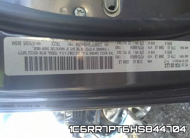 1C6RR7PT6HS844704 фото 9