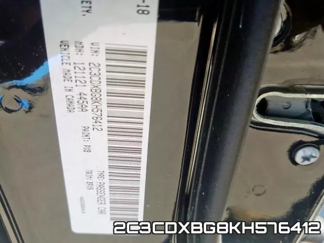 2C3CDXBG8KH576412 фото 2