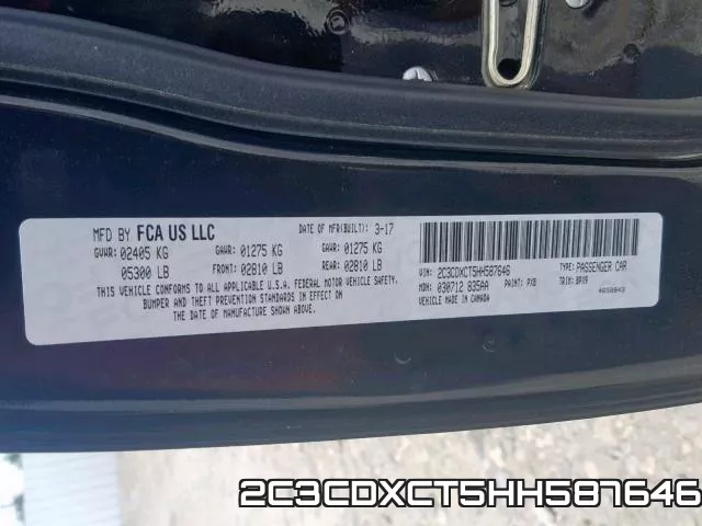 2C3CDXCT5HH587646 фото 2