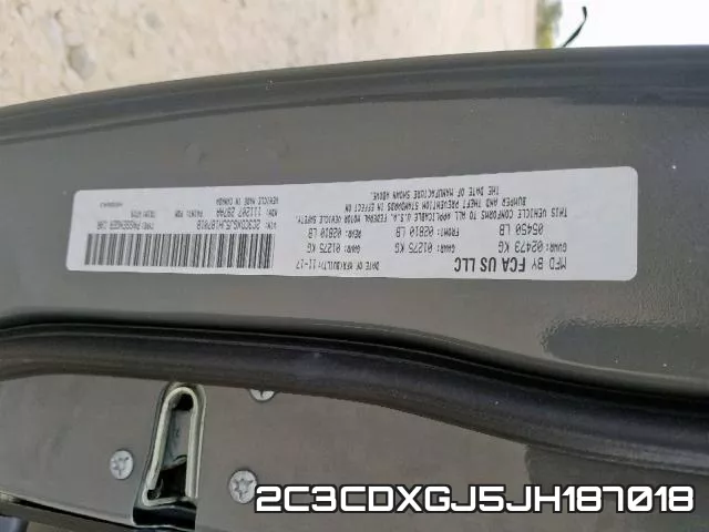 2C3CDXGJ5JH187018 фото 2