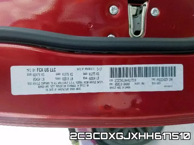 2C3CDXGJXHH617510 фото 2