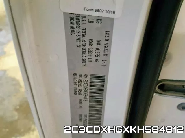 2C3CDXHGXKH584812 фото 2