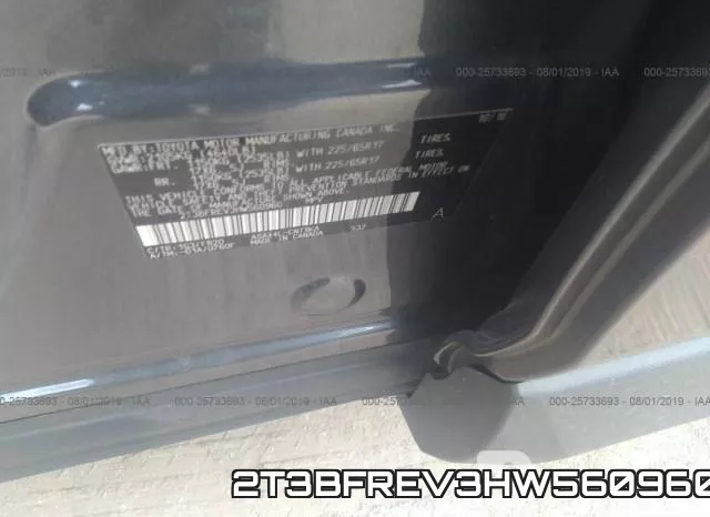 2T3BFREV3HW560960 фото 10