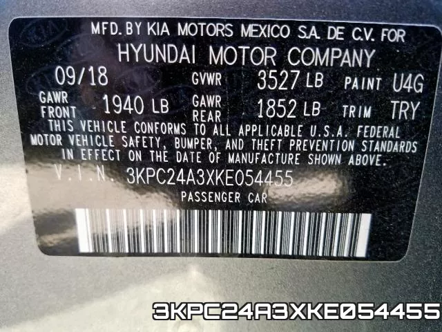 3KPC24A3XKE054455 фото 2