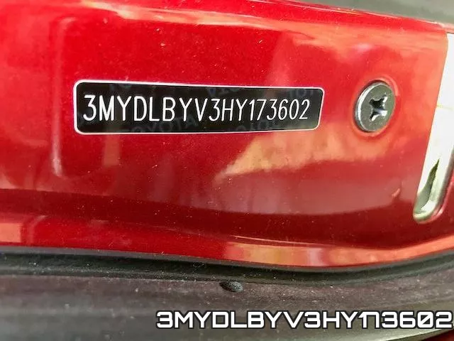3MYDLBYV3HY173602 фото 2