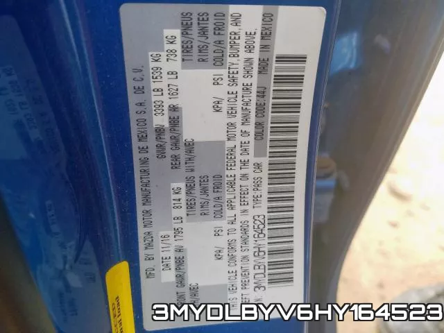 3MYDLBYV6HY164523 фото 2