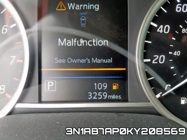 3N1AB7AP0KY208569 фото 6