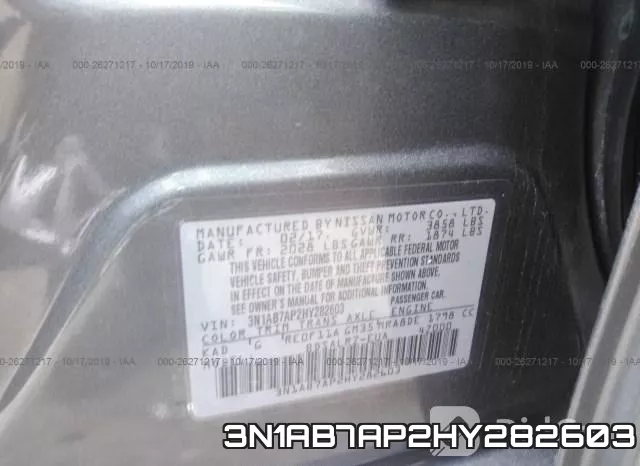3N1AB7AP2HY282603 фото 10