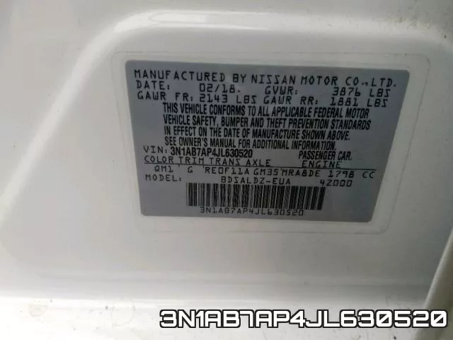 3N1AB7AP4JL630520 фото 2