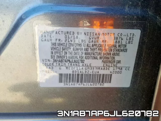 3N1AB7AP6JL620782 фото 2