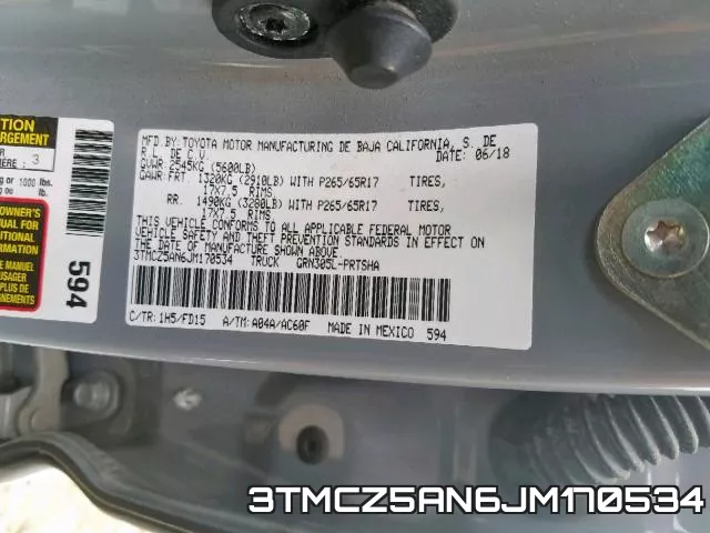 3TMCZ5AN6JM170534 фото 2
