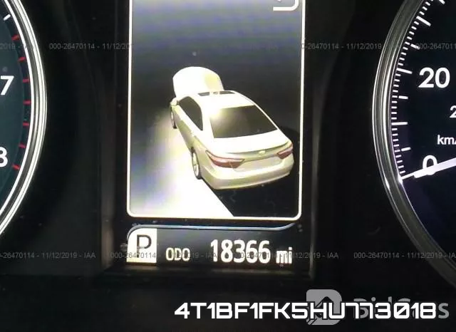 4T1BF1FK5HU773018 фото 8
