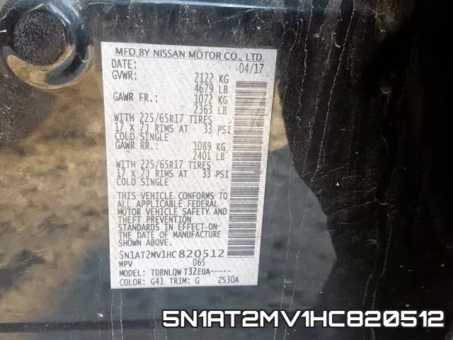 5N1AT2MV1HC820512 фото 2