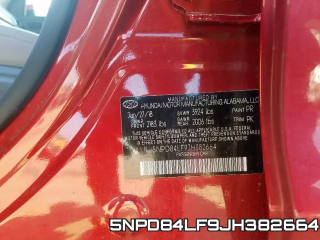 5NPD84LF9JH382664 фото 2