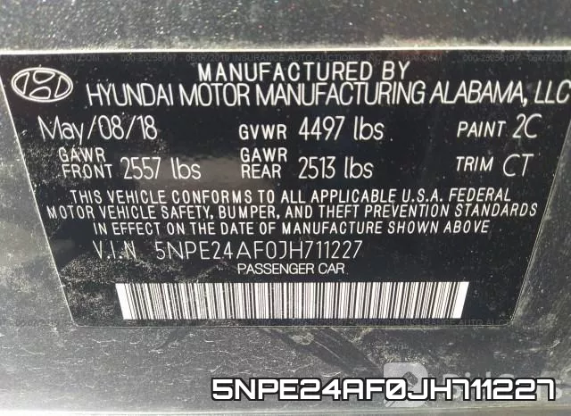 5NPE24AF0JH711227 фото 9