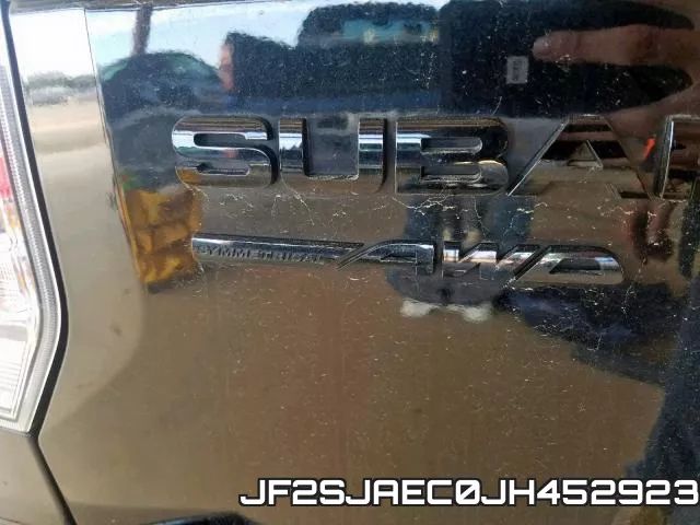 JF2SJAEC0JH452923 фото 10