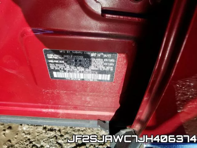 JF2SJAWC7JH406374 фото 2