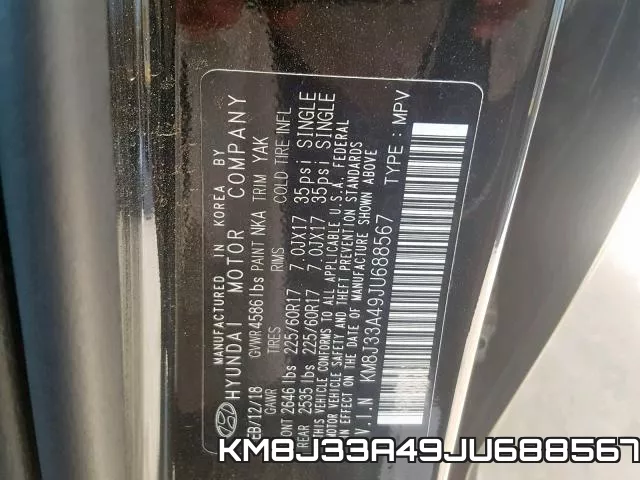 KM8J33A49JU688567 фото 2
