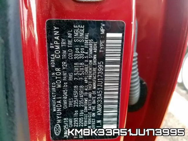 KM8K33A51JU173995 фото 2