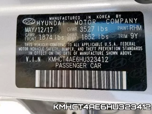 KMHCT4AE6HU323412 фото 2