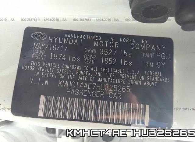 KMHCT4AE7HU325265 фото 10