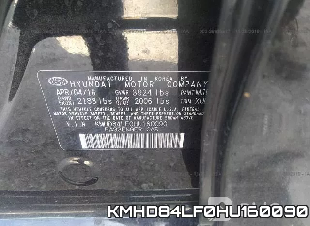KMHD84LF0HU160090 фото 7