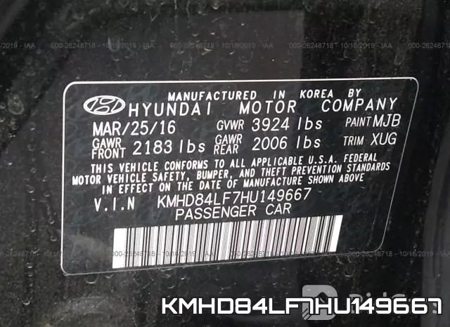 KMHD84LF7HU149667 фото 10