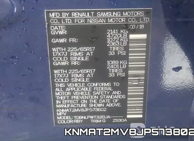 KNMAT2MV8JP573802 фото 10