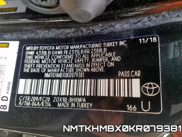 NMTKHMBX0KR079381 фото 2