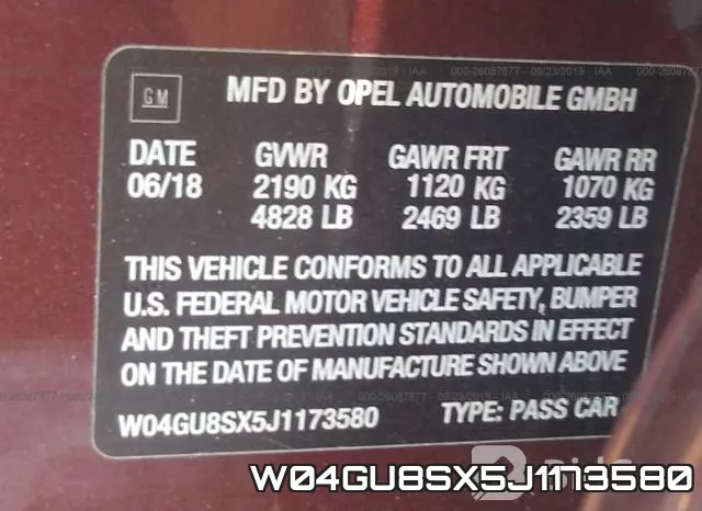 W04GU8SX5J1173580 фото 10