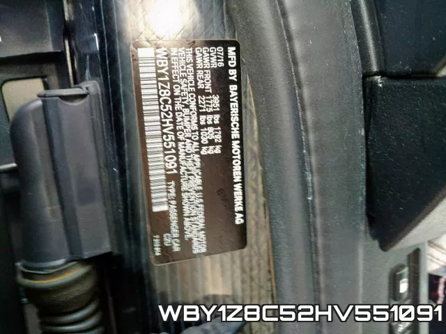 WBY1Z8C52HV551091 фото 2